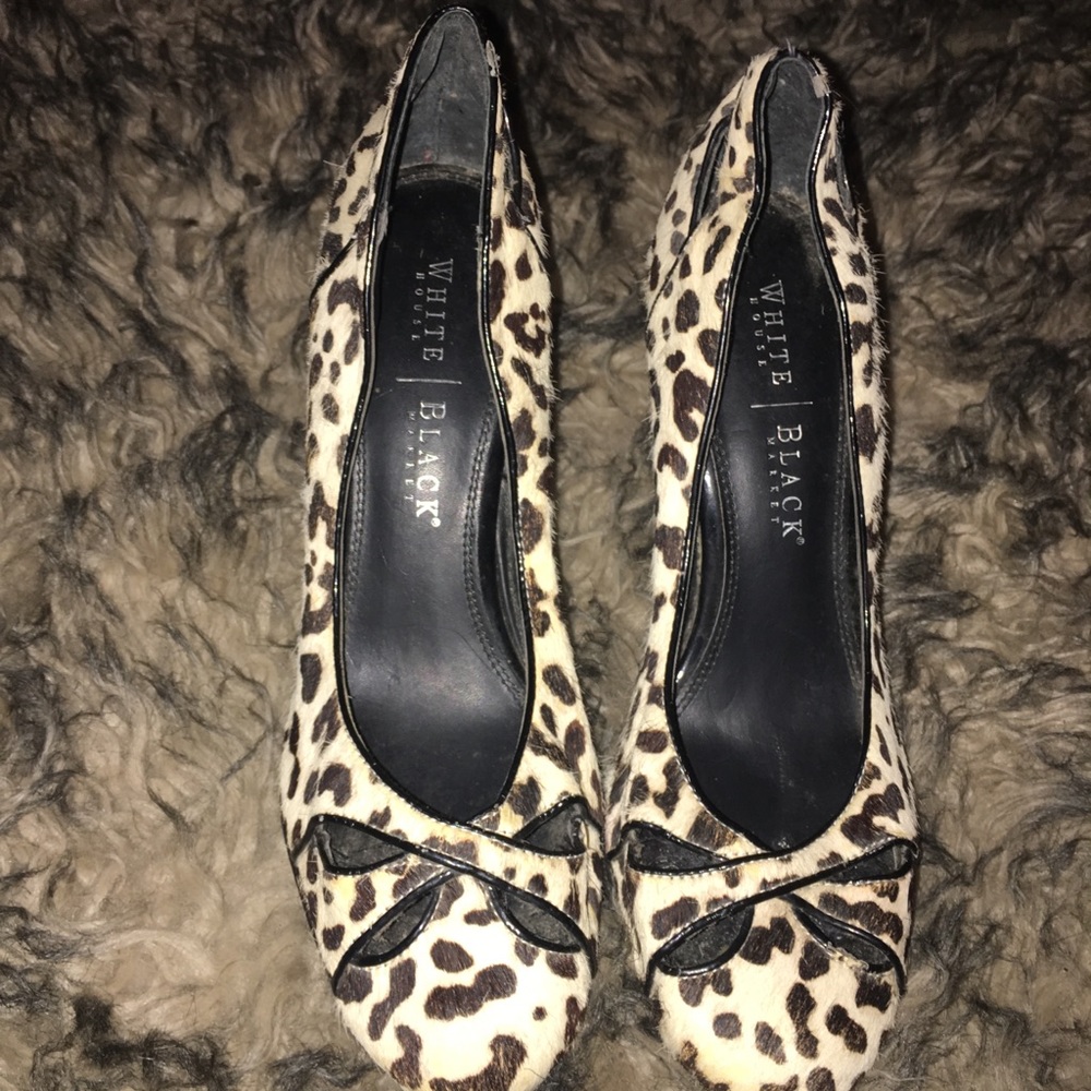 Animal print pumps